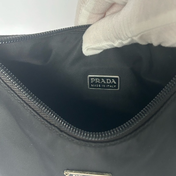 Authentic Prada Black Nylon Hobo Bag - Picture 8 of 12